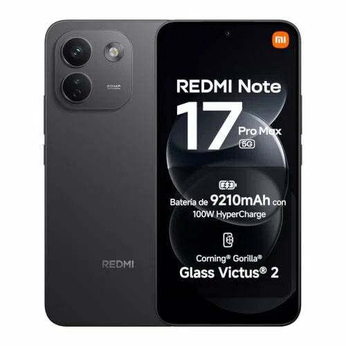 REDMI Note 17 Pro Max 5G 512 GB, negro