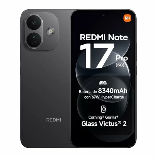 REDMI Note 17 Pro 5G 256 GB, negro