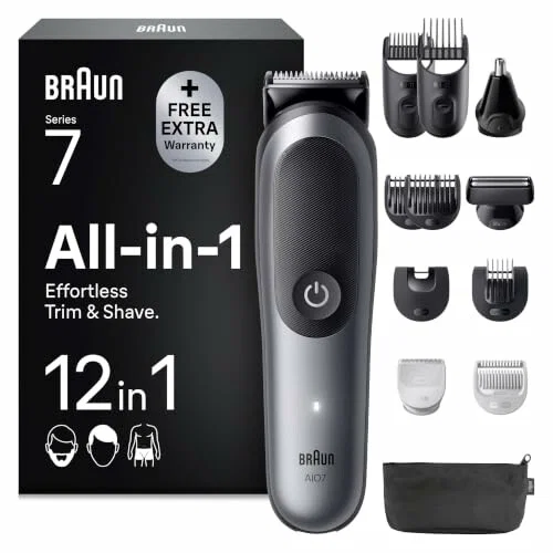 Braun Series 7 Recortadora Todo en Uno AIO7545, gris