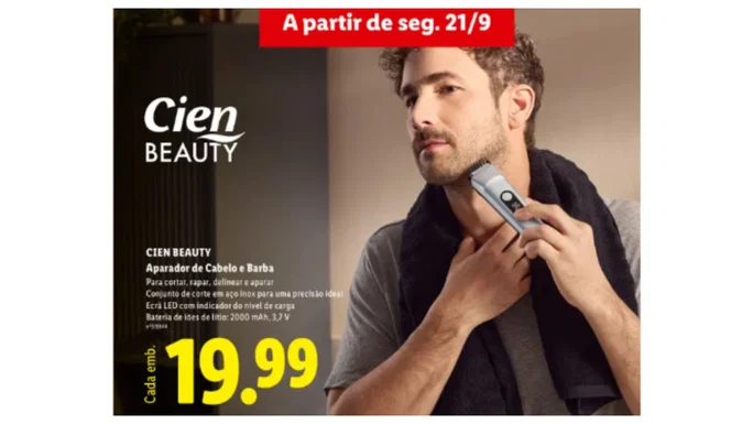 recortadora de barba por 19,99 euros