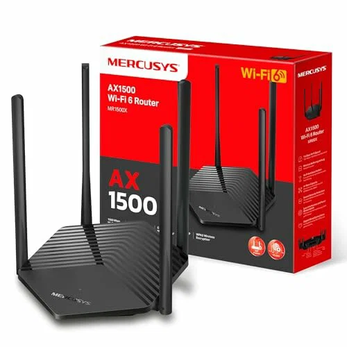 Mercusys MR1500X, enrutador Wi-Fi 6 de doble banda AX1500