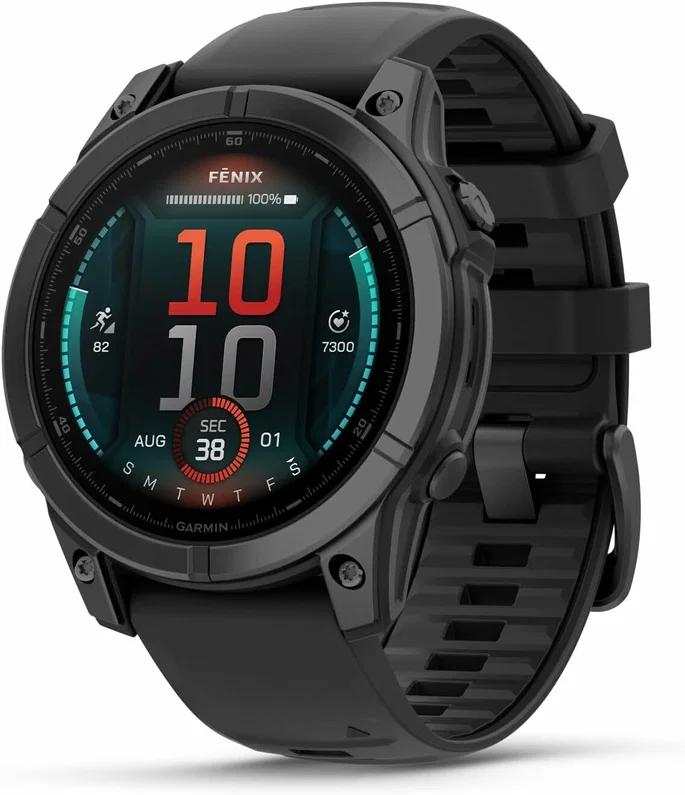 Garmin fēnix E - 47mm - Reloj GPS Multideporte de Alto Rendimiento con Pantalla Táctil AMOLED, Frecuencia Cardíaca, Mapas y hasta 10 días de autonomía