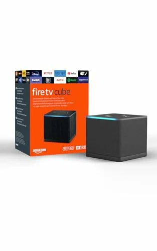 Amazon Fire TV Cube (última generación), 4K, Wi-Fi 6E, Alexa