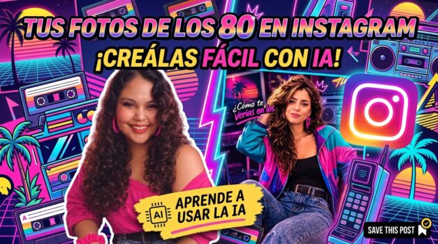 Cómo hacer la foto de los años 80 en Instagram con IA
