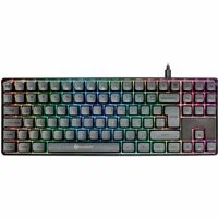 GAMIAC TKL90G Kailh Red RGB Teclado mecánico portátil negro gris