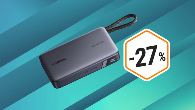 Esta power bank de 20.000 mAh y 67 W es un 27% más barata en Amazon