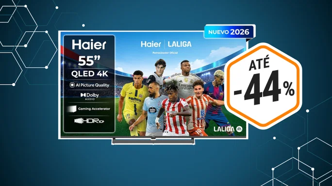 Haier H6 QLED 4K 55” ahora por 364,93€ en Amazon