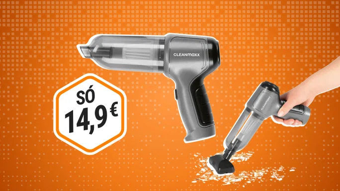 Aspirador de mano inalámbrico CleanMaxx