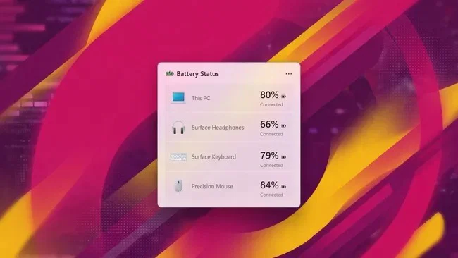 widget de windows 11