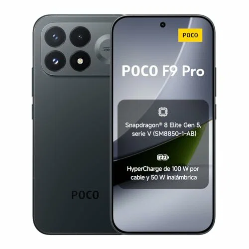POCO F9 Pro 12 GB + 256 GB Negro