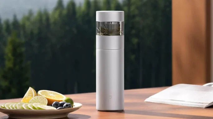 Xiaomi Mijia Titanium Thermos Cup Edición de separación de agua y té