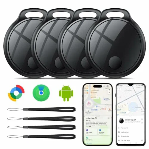 coioc Smart Tag Tag 01, 4 unidades para Android e iOS