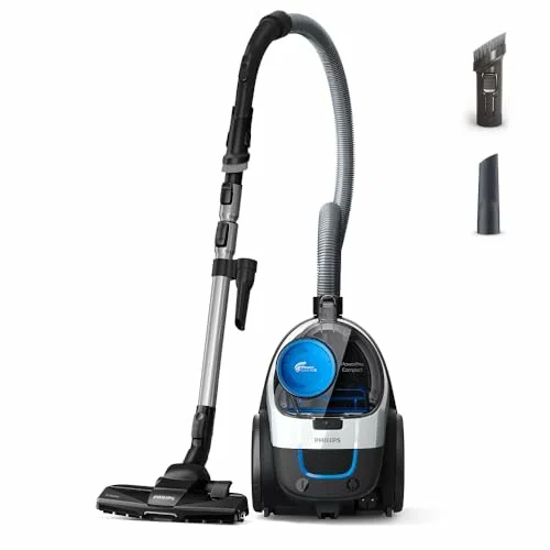 PHILIPS PowerPro Aspirador Compacto Sin Bolsa 900 W 1,5 L PowerCyclone 5