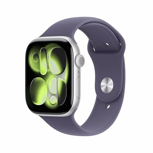 Apple Watch Series 11 GPS + Cellular, caja de aluminio plateada, 46 mm