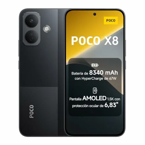 POCO X8 12GB + 256GB, Negro