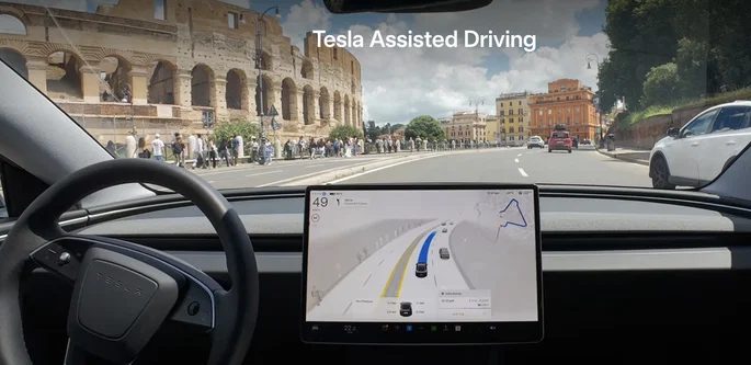 Imagen del sitio web de Tesla en Portugal