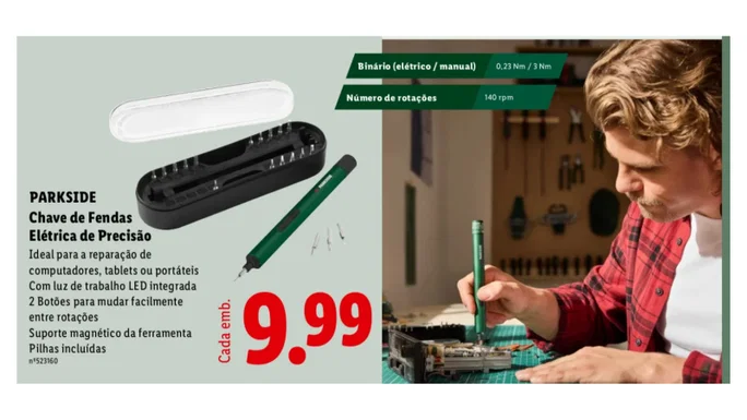Destornillador 4V con batería