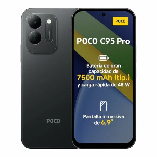 POCO C95 Pro, 8GB + 256GB, Negro