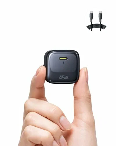 Cargador Baseus USB-C GaN de 45 W con cable de 1 m
