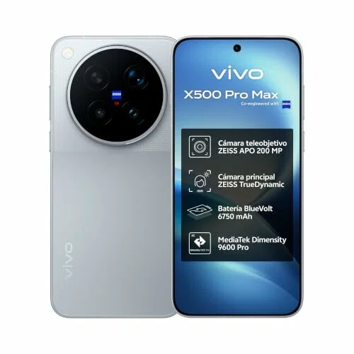 vivo X500 Pro Max 12GB + 256GB, cámara ZEISS APO de 200MP