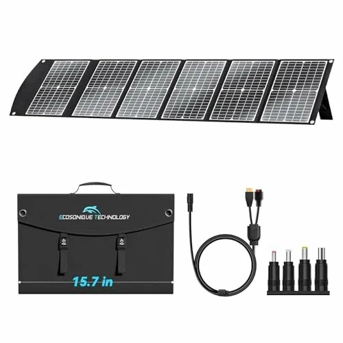 Panel solar portátil plegable Ecosonique UC-100A 100W 20V