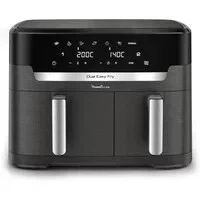 Freidora Sin Aceite MOULINEX Air Fryer Easy Fry Dual XXL EZ942HF0 (11 L - Negra)