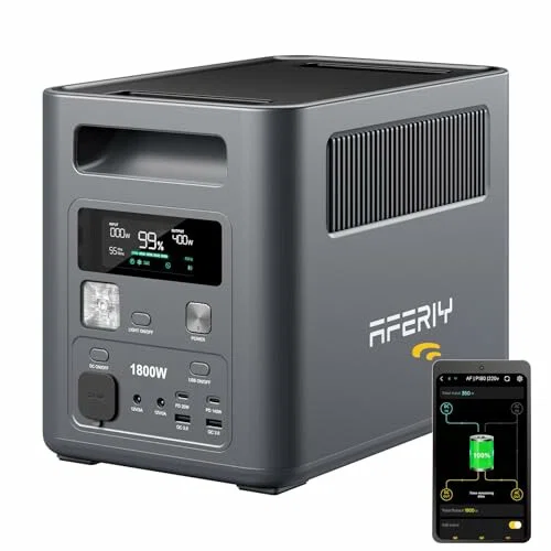Central eléctrica portátil AFERIY P180 1800 W 1024 Wh