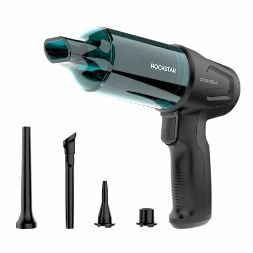 Cecotec Conga Rockstar Micro Hand, aspirador de mano inalámbrico, 80 W