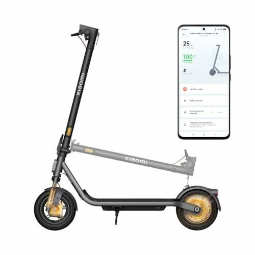 Xiaomi Scooter 6 Lite, doble suspensión delantera, 25 km de autonomía, neumáticos de 10 pulgadas