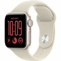 APPLE Watch SE 3 GPS 40 mm Aluminio Starlight con correa deportiva color arena (Talla S/M)