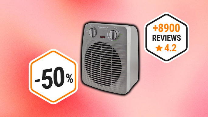 Este calentador potente y compacto tiene un 37% de descuento en Amazon