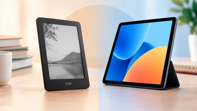 kindle y tableta