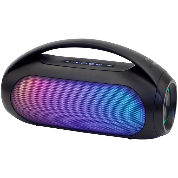 Altavoz con LED encendido