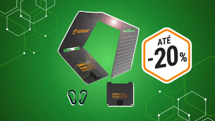 El panel solar plegable de 30W cuesta menos de 50€