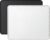 cimetech 2 Pieces 3mm Textured Computer Mouse Pad, Small Portable Mousepad for Office and Gaming, Black and White