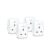 Tapo P110M Smart Plug Socket Set of 4, WiFi Outlet, Power Control, Electricity Consumption Monitor, MATTER Certified, APP Remote Control, Alexa, Voice Control with