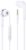 Ph26 White Audio In-Ear Silicone Ultra Comfort Noise Isolating Headphones with Volume Control and Microphone for Xiaomi Mi 6 x