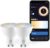 Garza Smart – Pack of 2 Smart LED Bulb Wifi Dichroic GU10, 4.5 W (Equivalent to 40 W Incandescence), E27, CCT, Dimmable, Programmable, Voice and App Control, Alexa/Google, WiFi 2.4 GHz