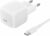 Belkin 45W Compact Fast Charging Charger, 1M USB-C to USB-C Cable Included, Power Delivery for Apple iPhone 17, iPhone 16, 15, Samsung Galaxy S25, Pixel 10, iPad, AirPods and Others – White