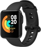 Xiaomi Mi Watch Lite Smartwatch, GPS, Pulsómetro, 11 Modelos de Entrenamiento, Negro