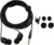3m Long In-ear Earphone Wired Earphone Monitor Stereo Headset 3.5mm Earphone for Xiaomi iPhone 5 6 Phone (Color : Black)