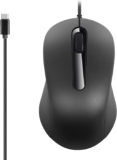 WENGU Ratón, Ratón para Computadora, Ratón Tipo C, Ratón USB C, Ratón Ergonómico para Juegos, 3 Botones, 1000 DPI para PC con Windows, Computadora Portátil y Más Dispositivos Tipo C