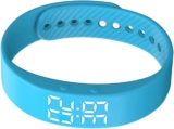 SHINEOFI Reloj inteligente deportivo LED de silicona ajustable para hombres con pulsera de actividad impermeable Regalo de calorías y fitness