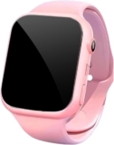 jiingekk AMOLED – Reloj inteligente de fitness con pantalla resistente al agua hasta 50 m, 30 días, modo deportivo de potencia, reconocimiento de llamadas, compatible con reloj deportivo de silicona