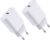20W USB C Charger, Type C Plug Compatible with i-Phone 17/16/15/14/13 Plus Pro MAX Mini, i-Pad, Air-Pods, Galaxy S25/24/23, i-Phone Charger Fast Charging, Samsung Fast Charging(2 Pack)