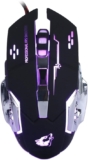 Lancoon Juego De Ratón con Cable, Ratones ópticos para Juego con 6 Botones, 4 Respiradores Retroiluminados, Agarres Ergonómicos y Niveles de Ajuste de 4 dpi para PC, Portátil y Mac – GM05