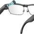 Genérico Translator Smart Glasses, Anti-Light Lenses Support 144 Languages, Simultaneous Interpreting Glasses, Voice Control Smart Glasses for Travel, Business, Study