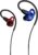 Sony IER-M500 IEM Hi-Res Noise Isolating Headphones Red/Blue