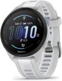 Garmin Forerunner 165 Music, Reloj inteligente para correr con GPS, Pantalla táctil AMOLED, Métricas optimizadas, Planes de entrenamiento, Pago, Autonomía de 11 días, Blanco