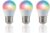 energeeks – Smart LED Bulb – Multicolor RGB – E27-5W Socket – 470 Lumens – Adjustable Temperature – Wifi + Bluetooth – Compatible with Alexa and Google (3 Pack)